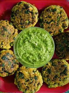 Spinach-Paneer Hara bhara Kabab