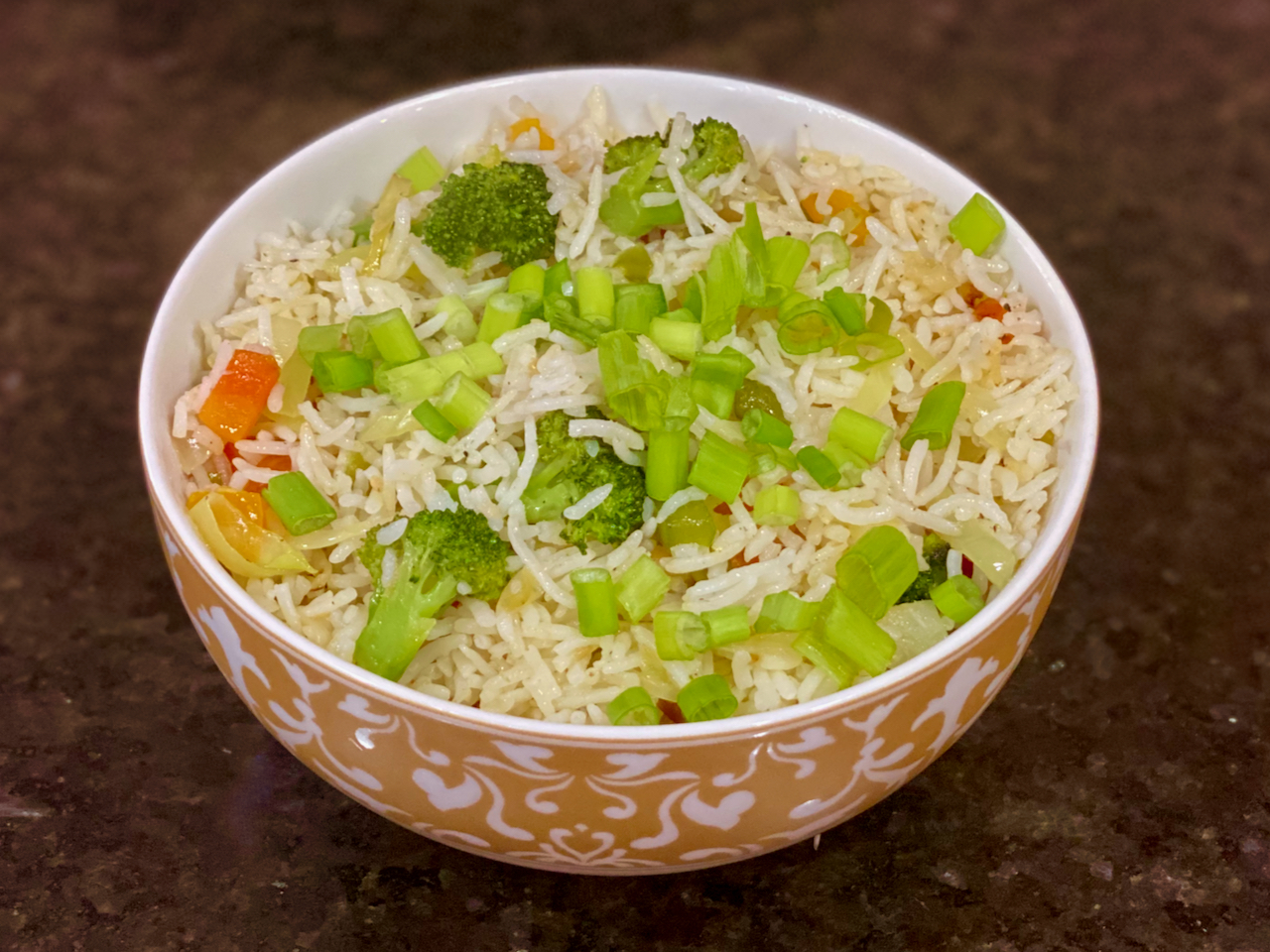 Vegetable Fried Rice An IndoChinese recipe Mellow Masala