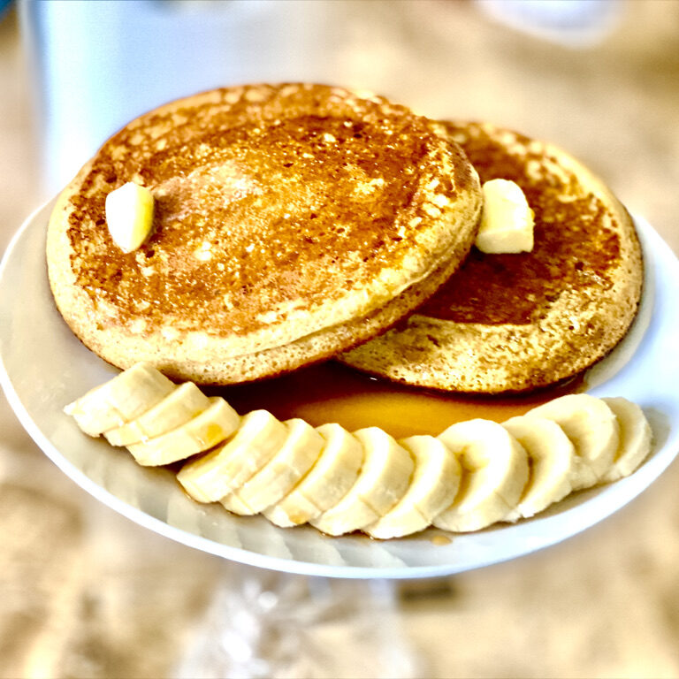 Fluffy Pancakes with Buckwheat & Almond flour – Mellow Masala