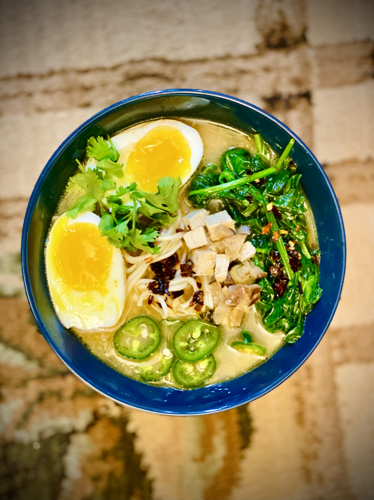 Ramen bowl recipe for vegetarians with a savory touch Mellow Masala